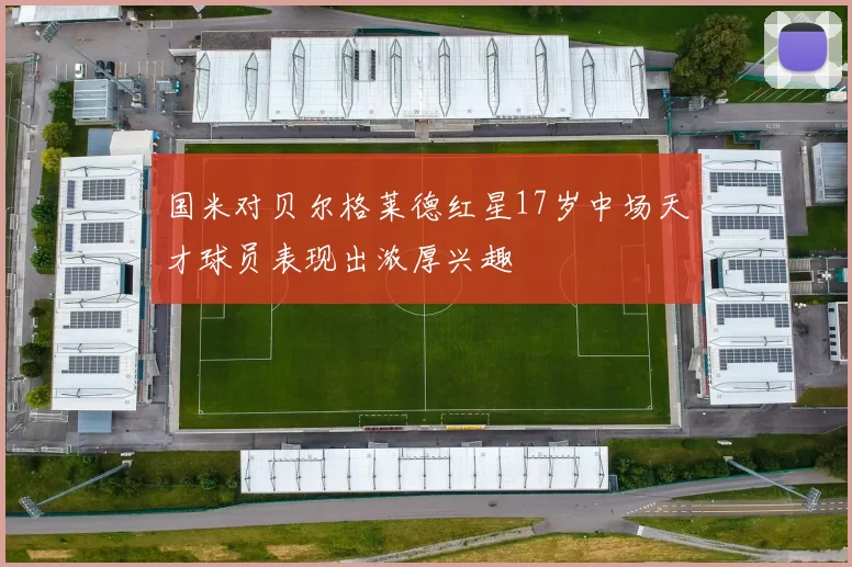 国米对贝尔格莱德红星17岁中场天才球员表现出浓厚兴趣